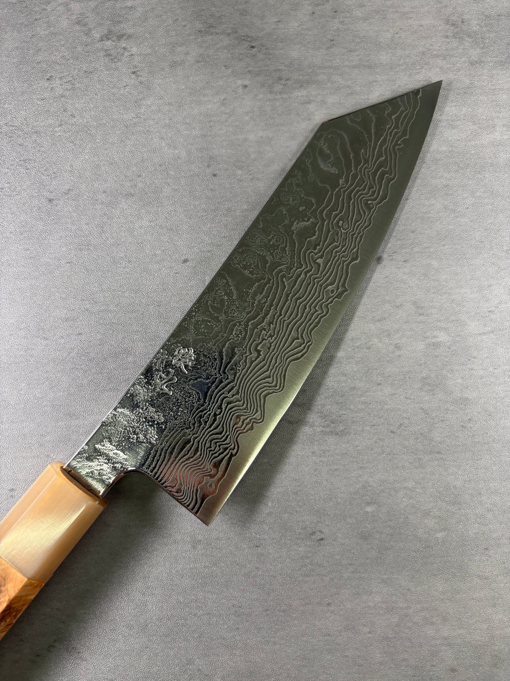 Enkyu Homuragumo　Santoku 180mm Quince Burl wood handle