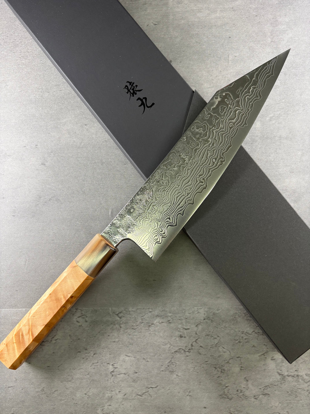 Enkyu Homuragumo　Gyuto 210mm Quince Burl wood handle