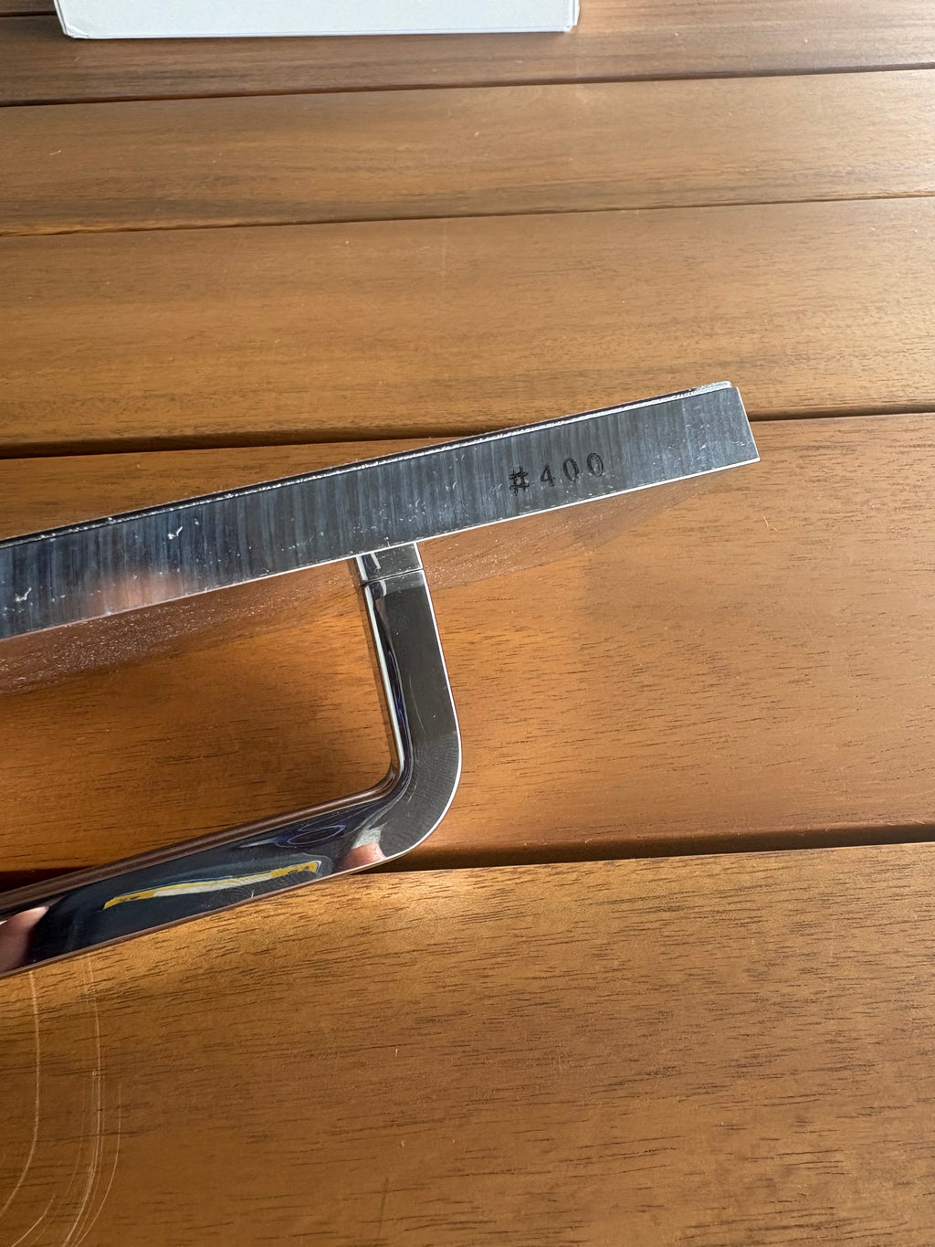 ATOMA Diamond plate with handle flattening & shrpning #400