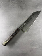 Enkyu Homuragumo　Santoku 180mm Gray laminated wood handle