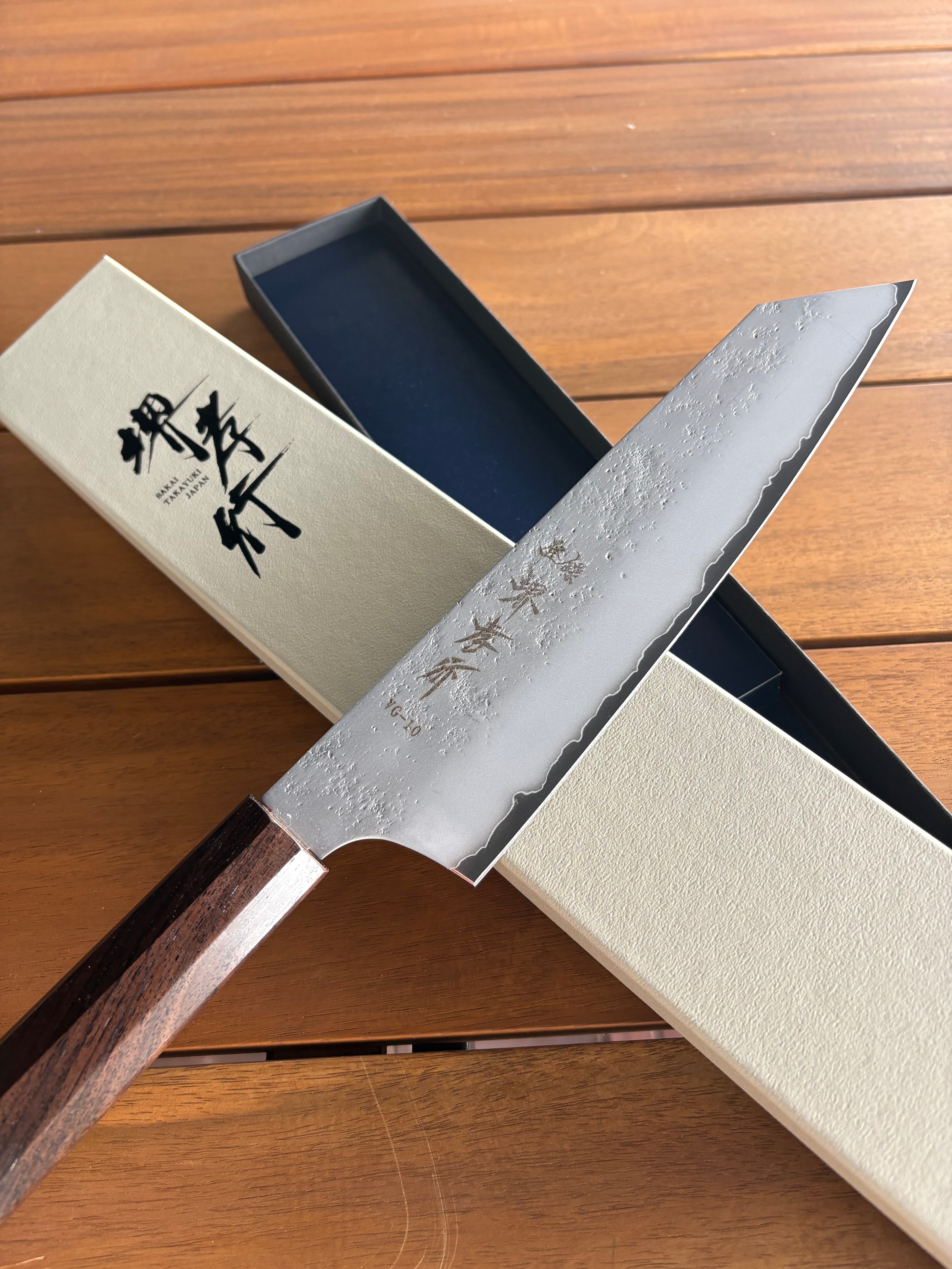 Sakai Takayuki Nashiji VG10 K-Tip Gyuto 190mm