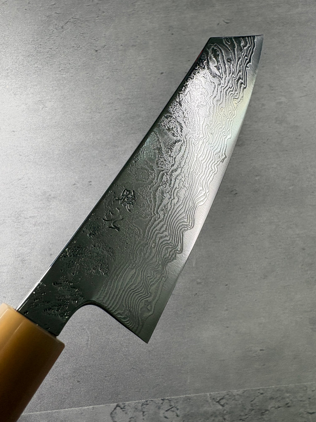 Enkyu Homuragumo　Santoku 180mm Quince Burl wood handle