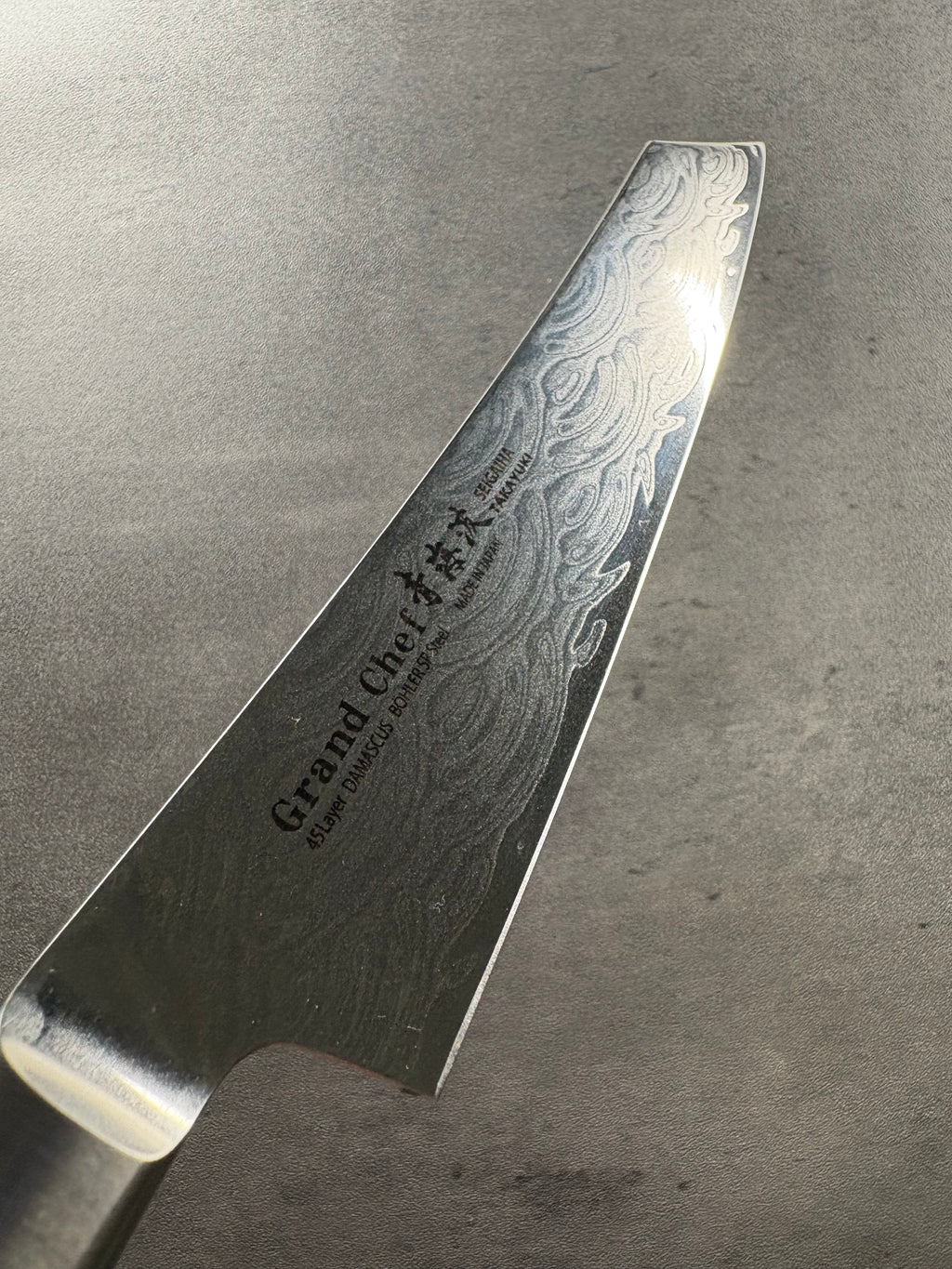 Grand Chef Seigaiha Kengata Petty knife  150mm