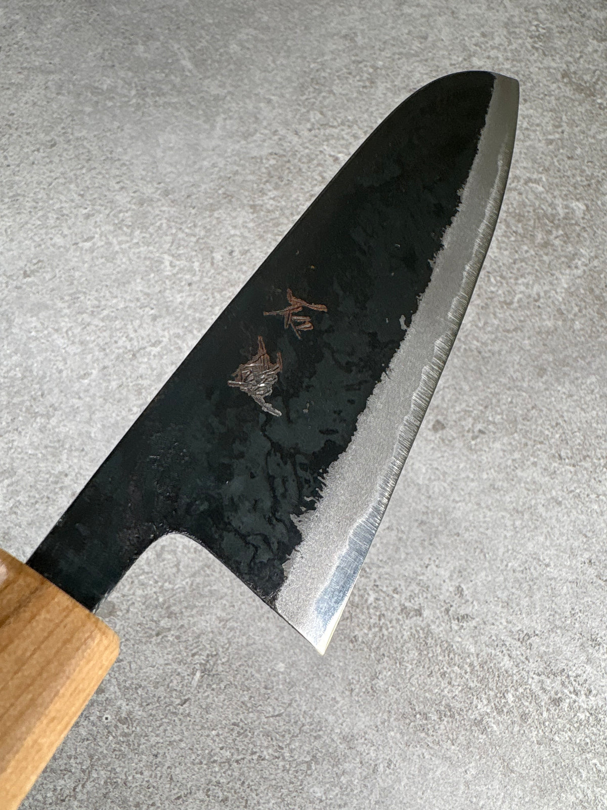Ishizuchi 石鎚　Kurouchi blue #2 Santoku 165mm