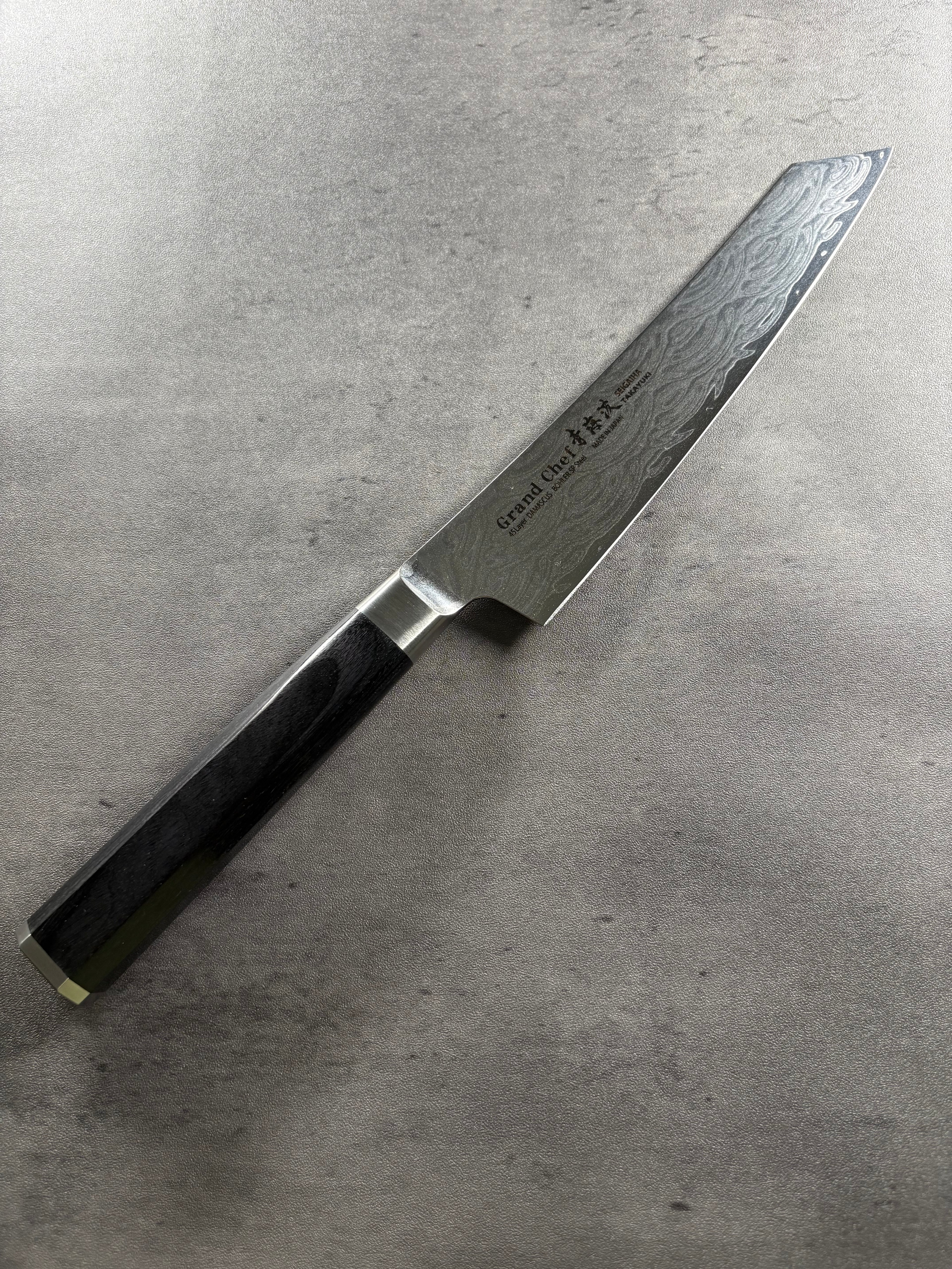 Grand Chef Seigaiha Kengata Petty knife  150mm